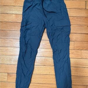 PacSun Men's Dark Blue Cargo Joggers